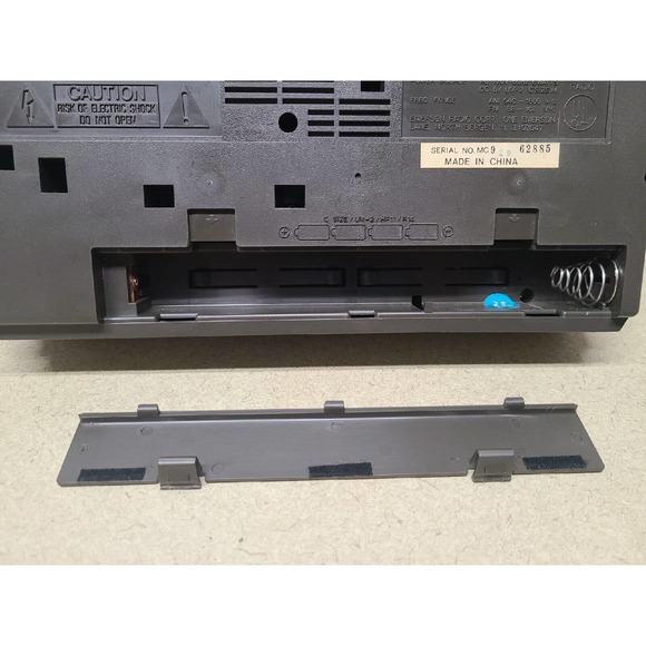 Emerson AM FM Radio Cassette Tape Recorder Player Boom Box Vintage Works K3663 - Picture 5 of 8